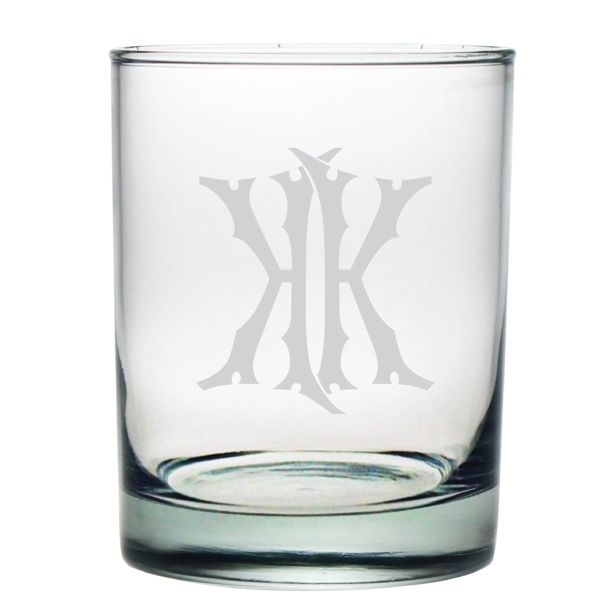 1-Letter Monogrammed Lowball Glass