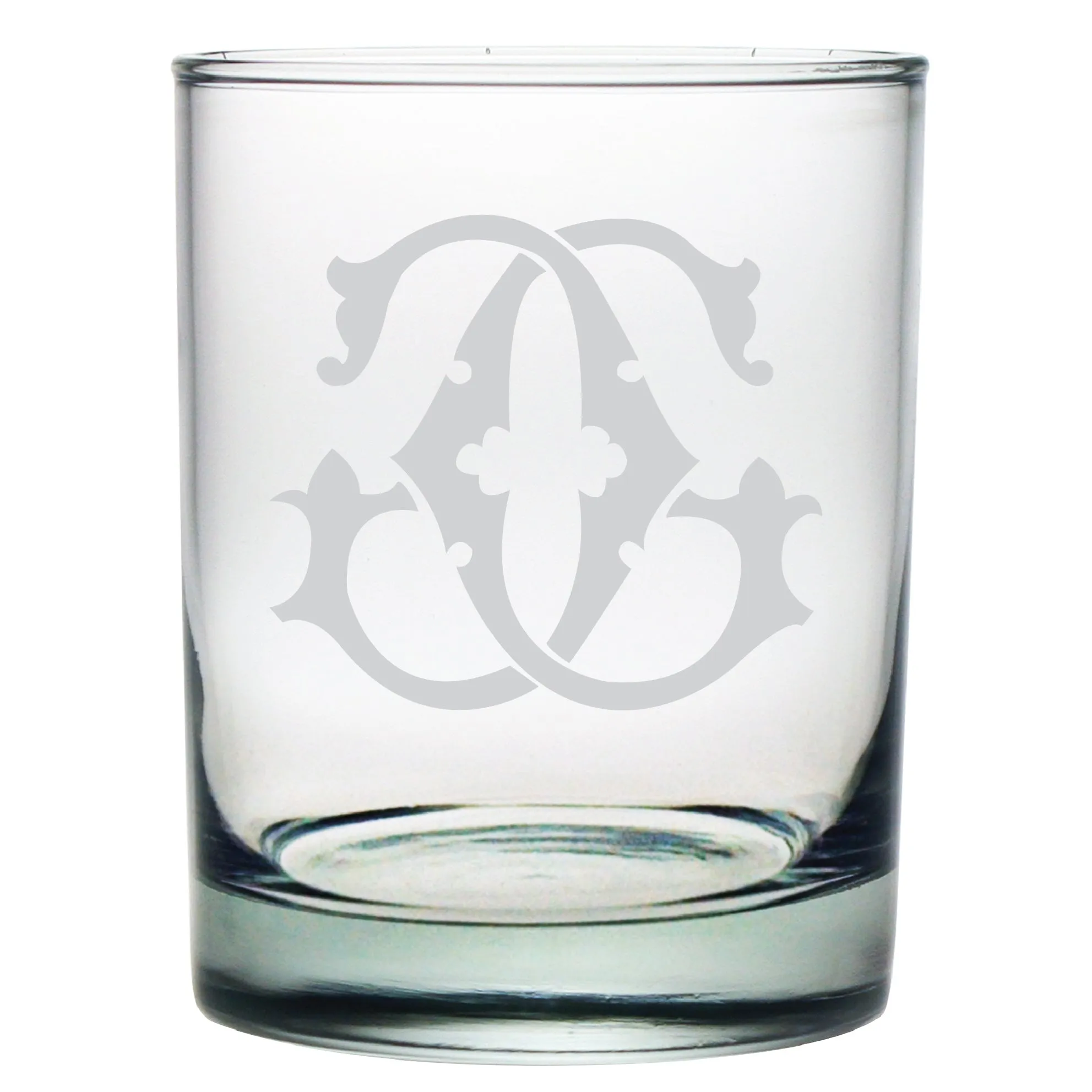 1-Letter Monogrammed Lowball Glass