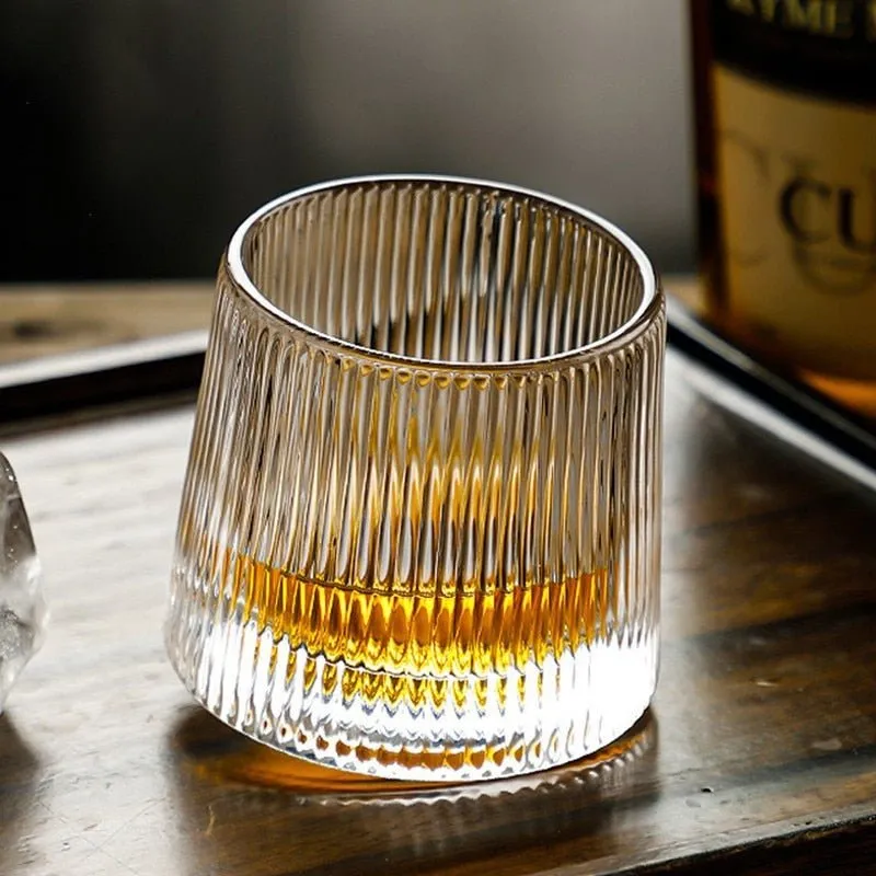 160ML Thicken Rotating Wine Glass