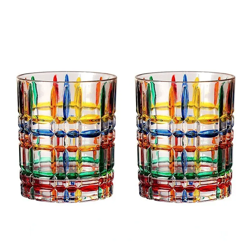 2 Pcs Italy Zecchin Design Crystal Whiskey Cups