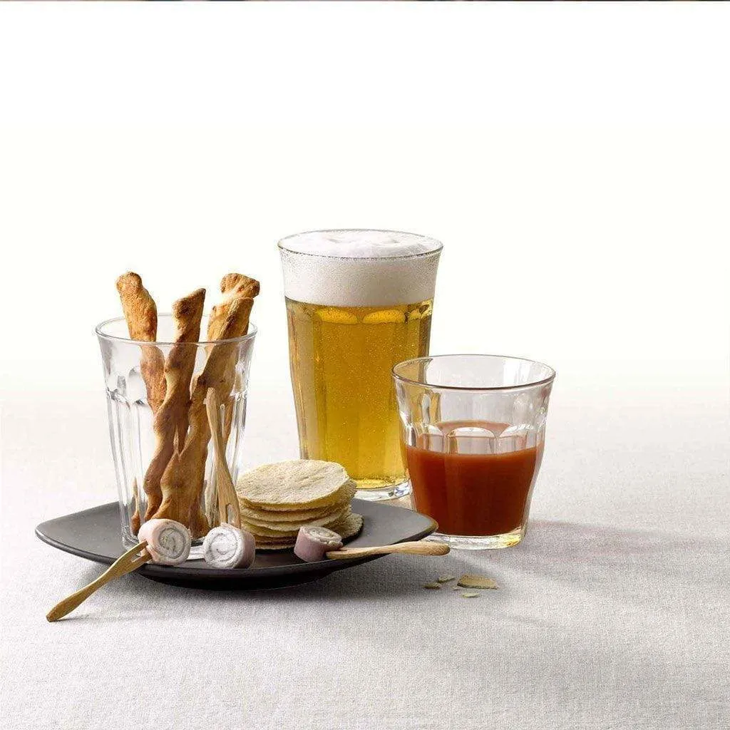 310ml Picardie Water Glasses - Pack of Six - By Duralex