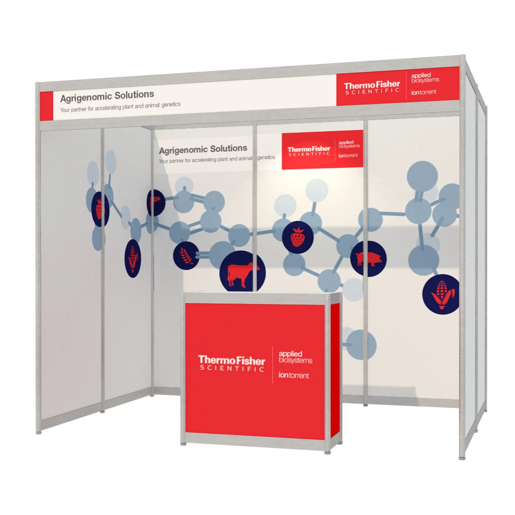 3m x 2m Octanorm Expo Stand - Custom Print