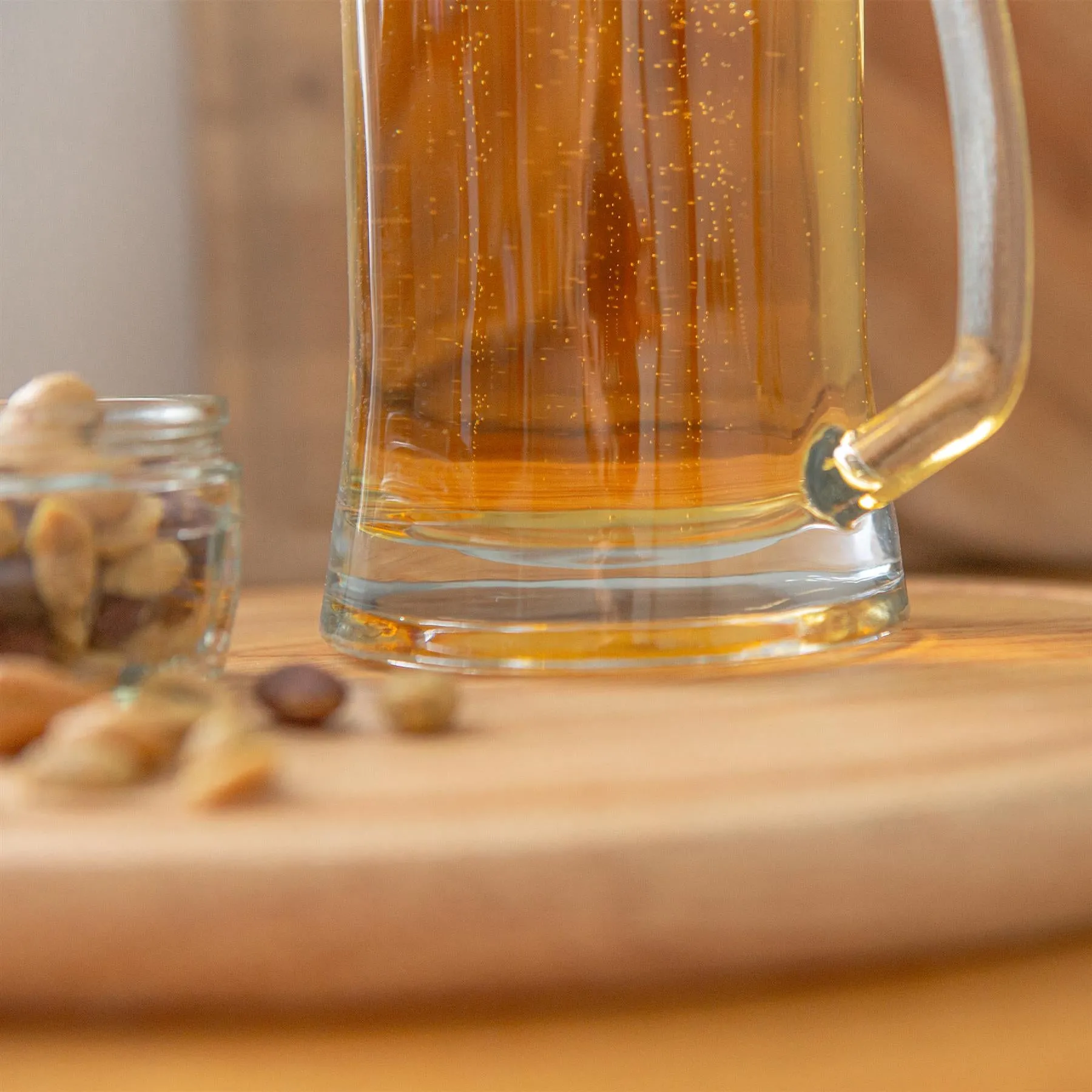 500ml Glass Beer Mugs - Pack of Two - By Rink Drink
