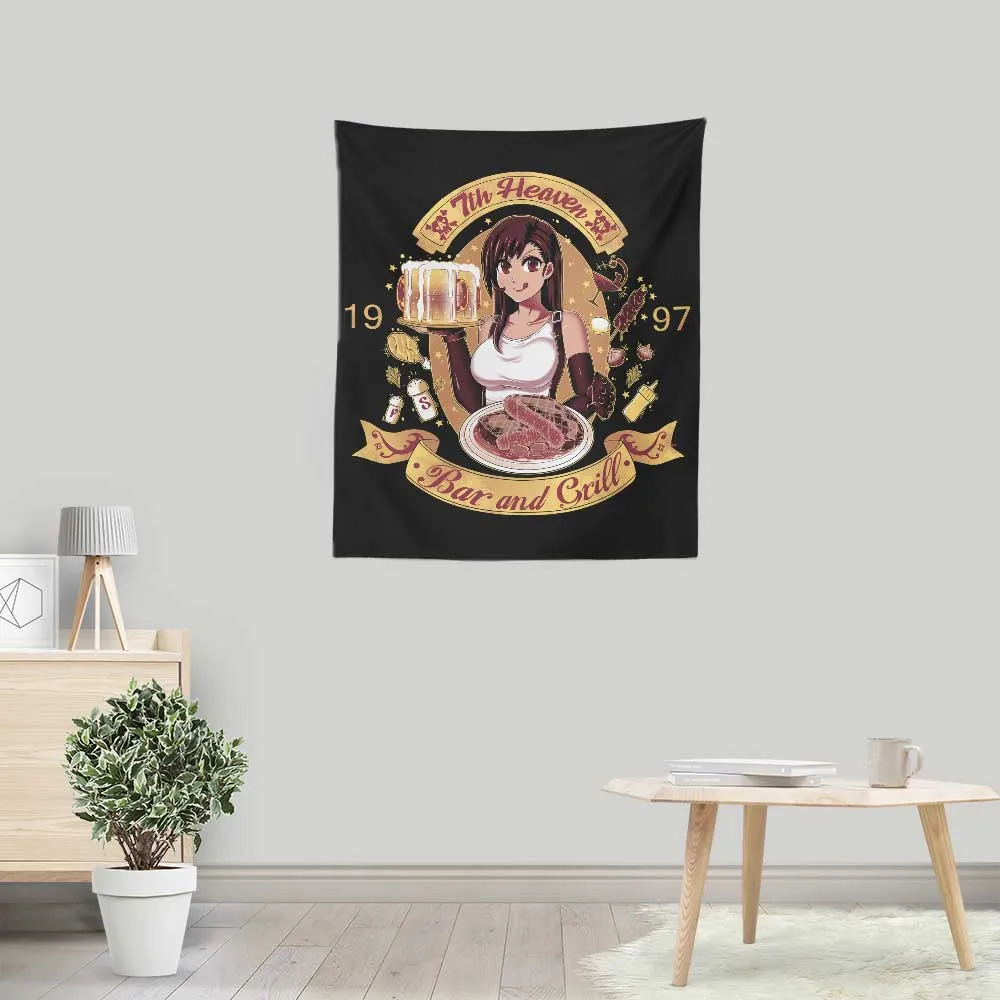 7th Heaven Bar and Grill - Wall Tapestry