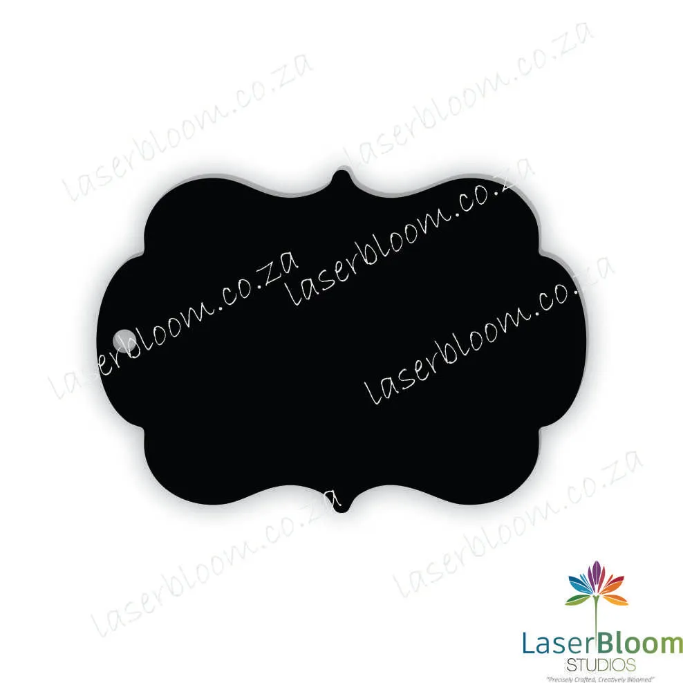 Acrylic Blank Bracket Frame -Select Your Thickness (1.5mm, 2mm, 3mm)
