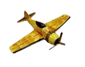 Airplane Usa Navy Bomber Yellow 5 inch Wing