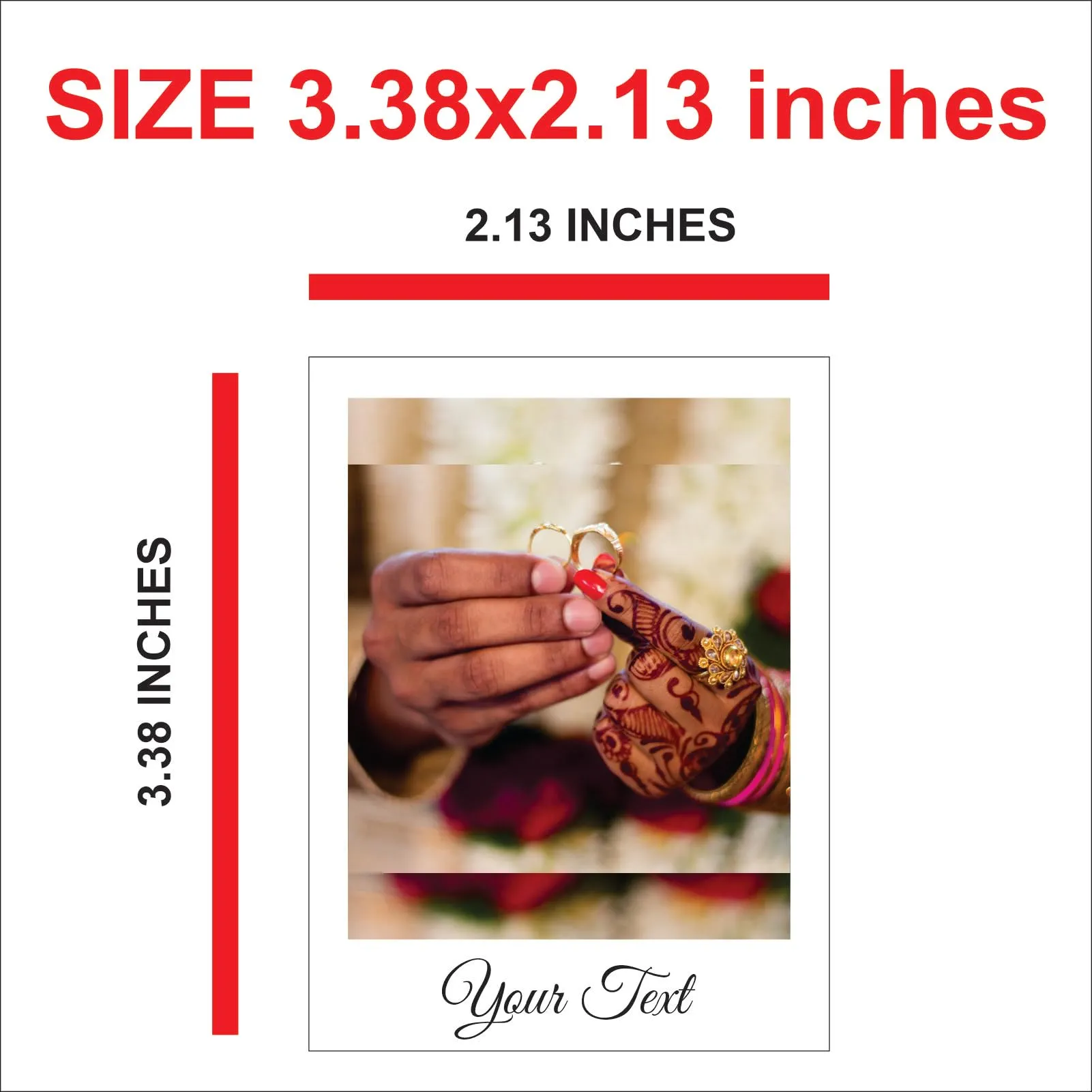 Anuman Mini-photos Photos Customized/Personalized Mini photos | Gifts | Party | Memories girl boy women men happy anniversary birthday my first year Gift | 25 Customizable Photos (86x54mm)
