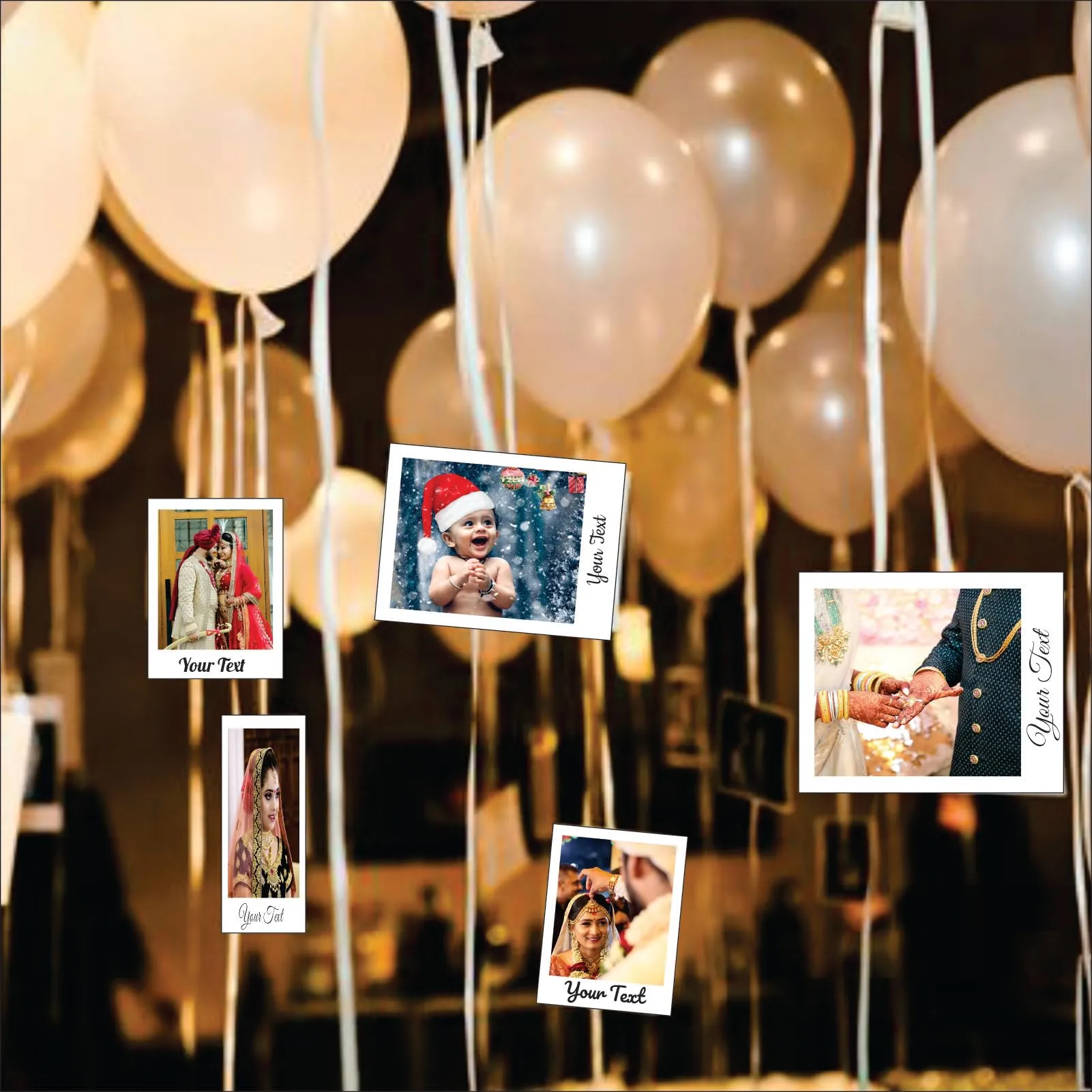 Anuman Mini-photos Photos Customized/Personalized Mini photos | Gifts | Party | Memories girl boy women men happy anniversary birthday my first year Gift | 25 Customizable Photos (86x54mm)