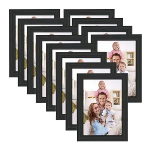 ArtzFolio Wall Photo Frame D224 | Wall Photo Frame Collage for Living Room | Picture Frames Home & Wall Decoration | Black | Set of 12 Units | 6x8inch