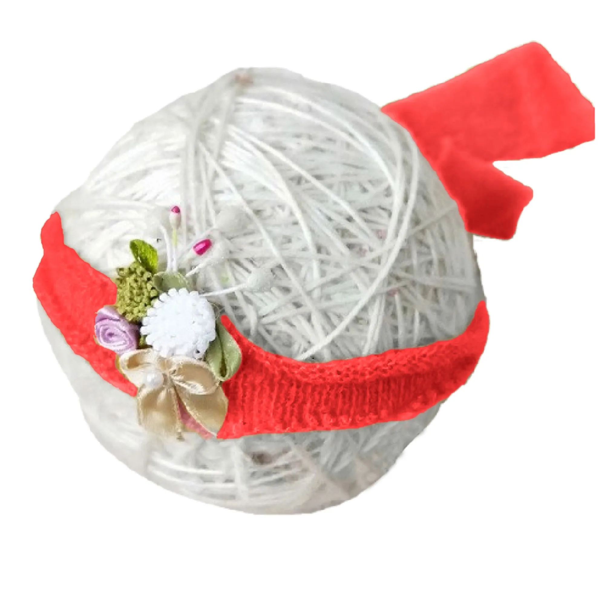 Babymoon Textured Stretchable Baby Photography Shoot Wrap Cloth With Hairband - Dark Peach