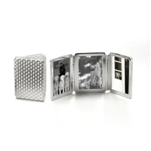 Basketweave Pattern Three Photo Image Case