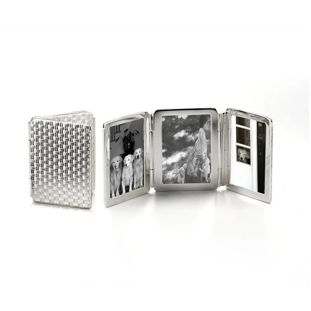 Basketweave Pattern Three Photo Image Case