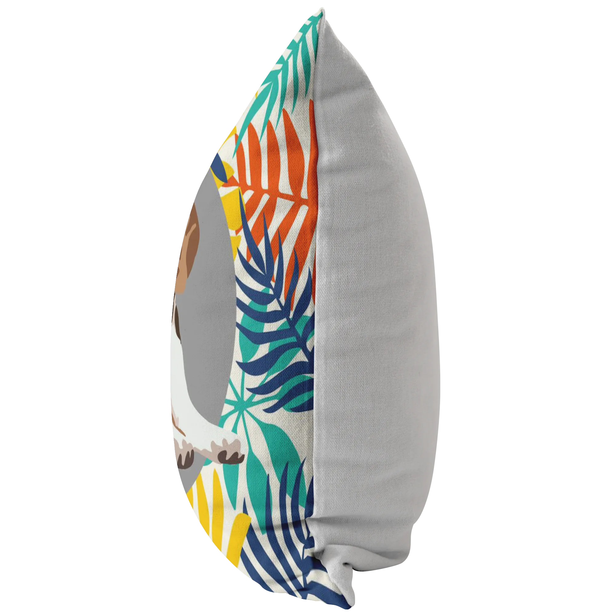 Beagle #2 Colorful Leaves Pillow
