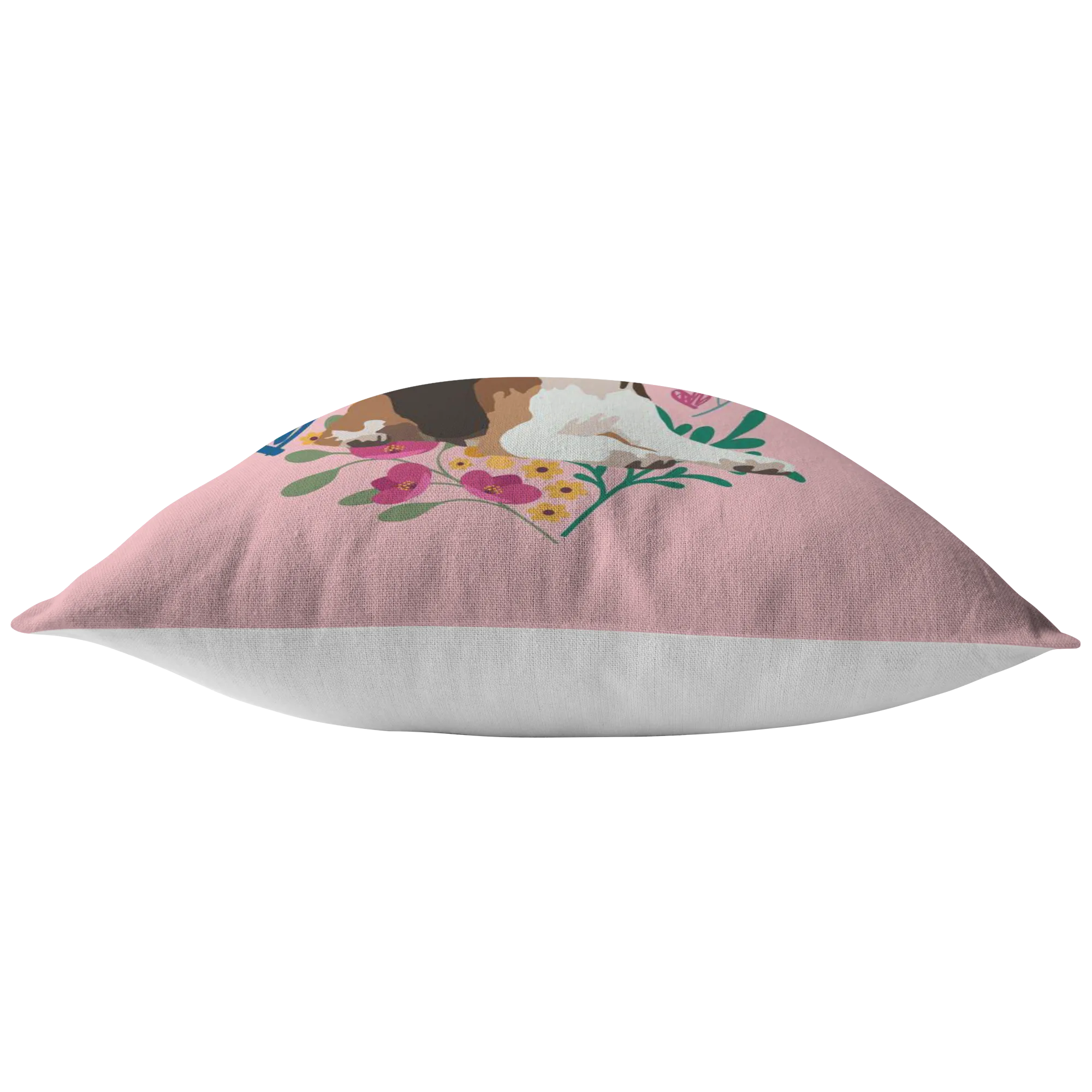 Beagle #2 Heart Shape Flower Pillow