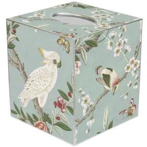 Birds & Blooms Tissue Box Cover