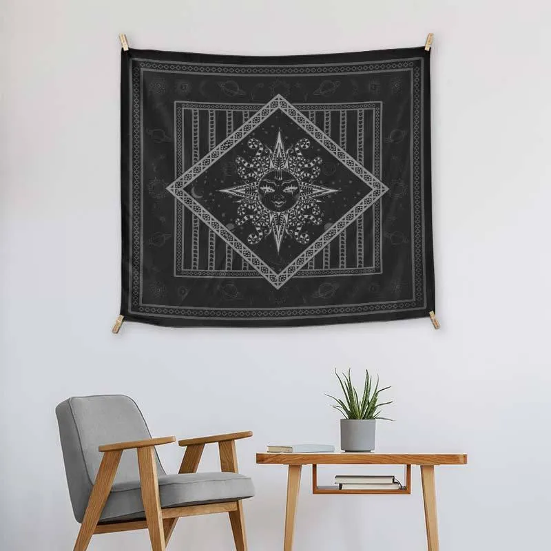 Black And White Boho Sun