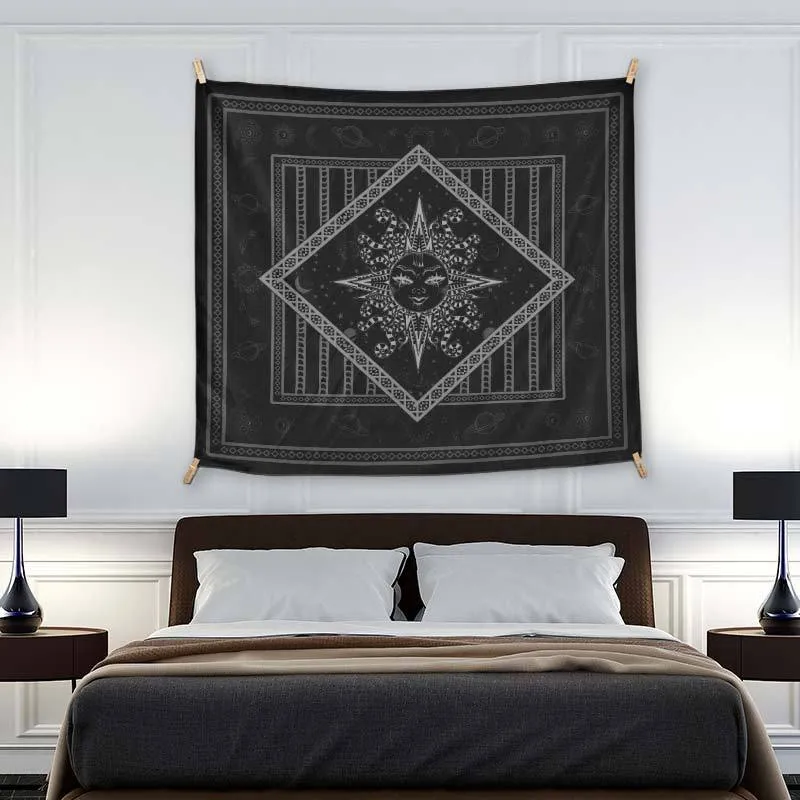 Black And White Boho Sun