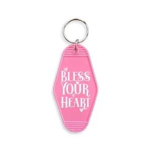 Bless Your Heart Hotel Motel Key Chain