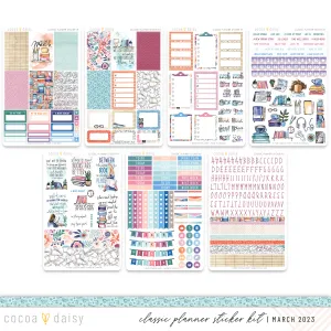 Bookish Classic Sticker Kit March 2023