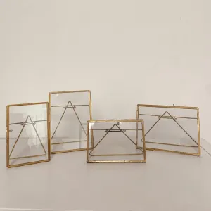 Brass Photo Frames Table Numbers (Free Standing) Wedding Stationery