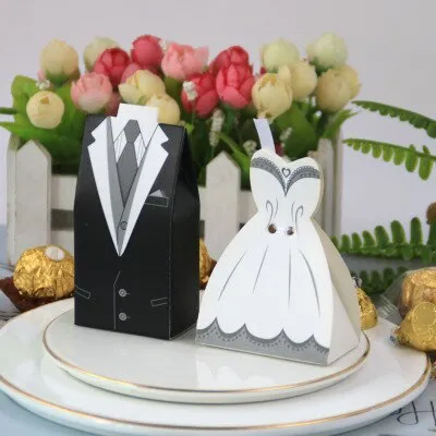 Bride and Groom favor candy box
