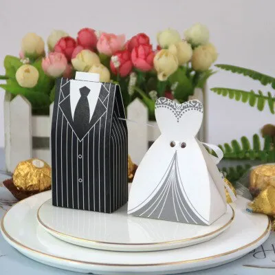 Bride and Groom favor candy box