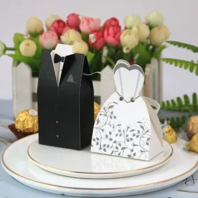 Bride and Groom favor candy box