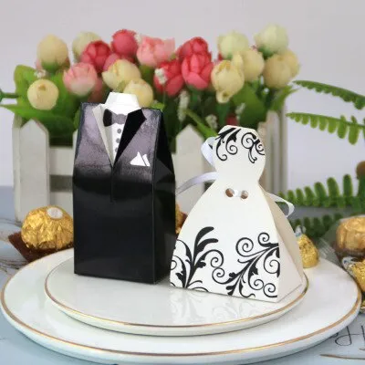 Bride and Groom favor candy box