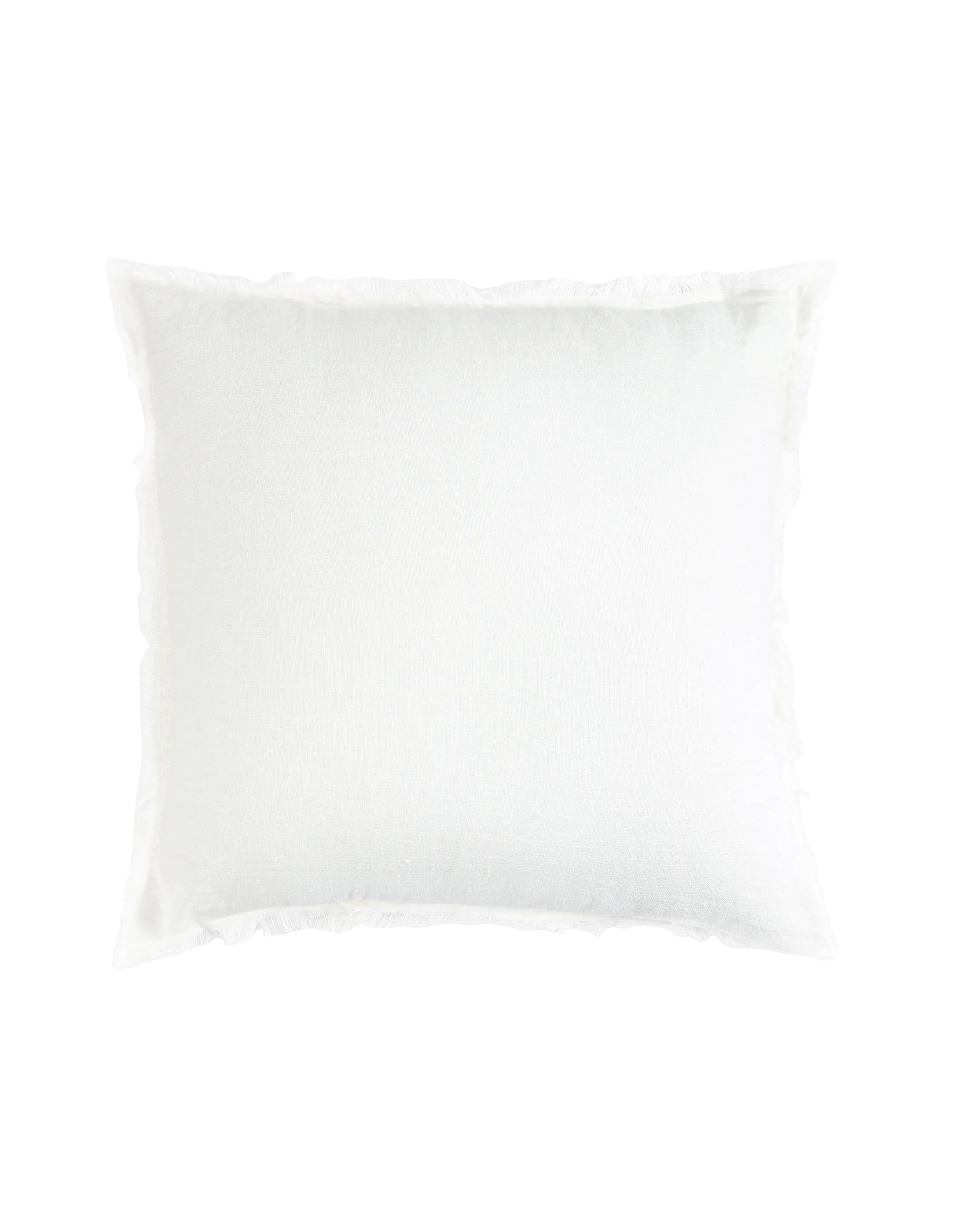 Bright White So Soft Linen Pillows