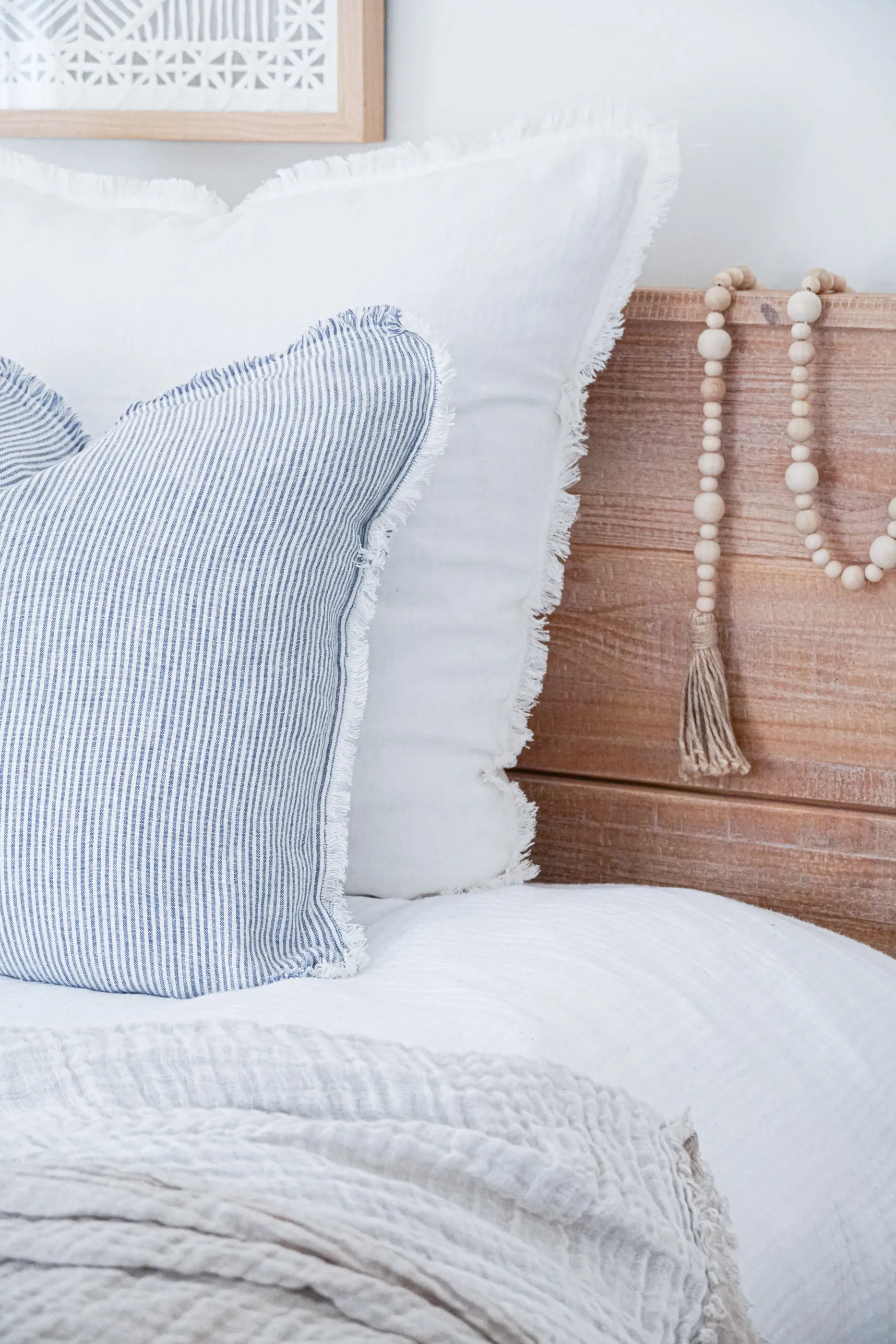 Bright White So Soft Linen Pillows
