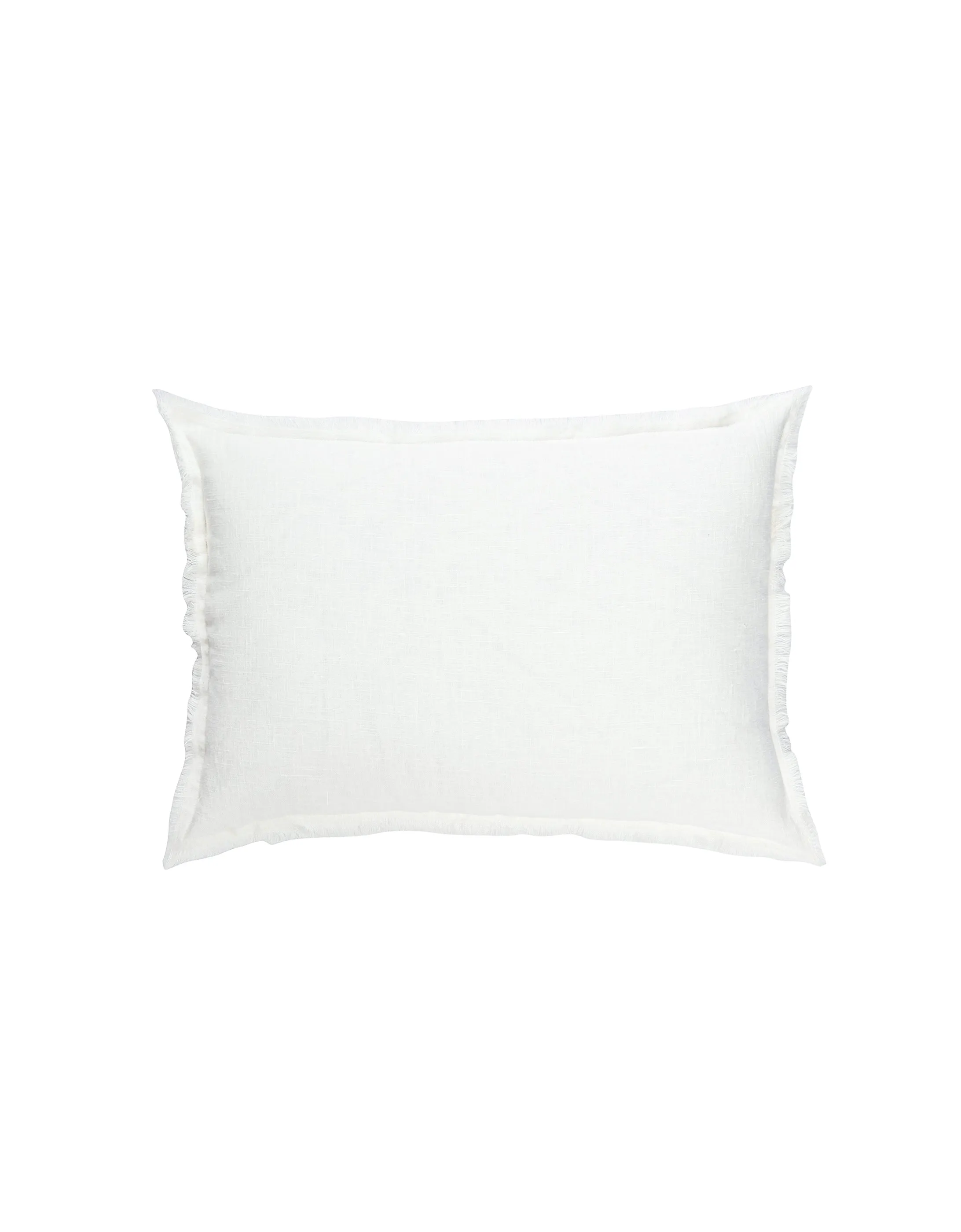 Bright White So Soft Linen Pillows