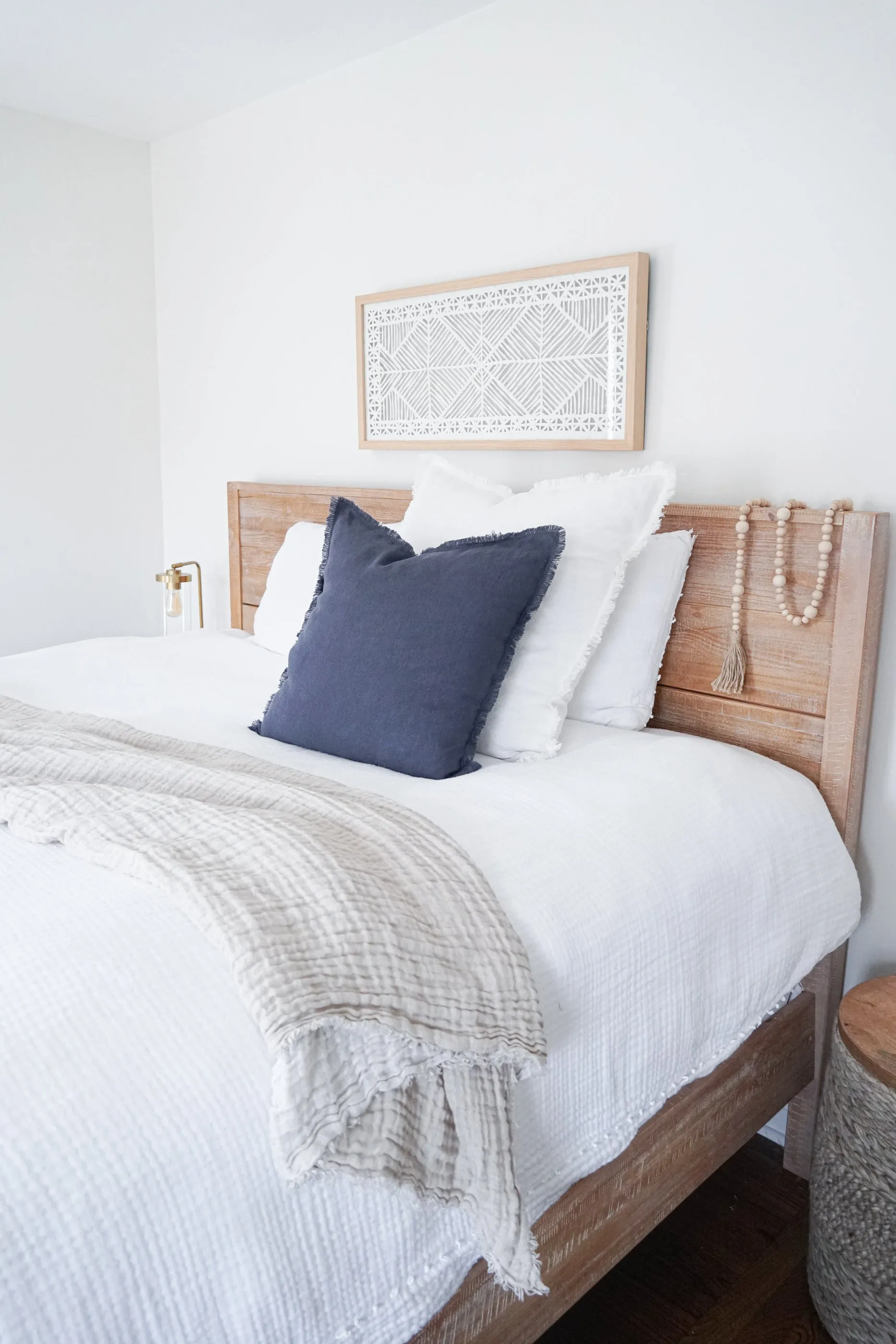 Bright White So Soft Linen Pillows