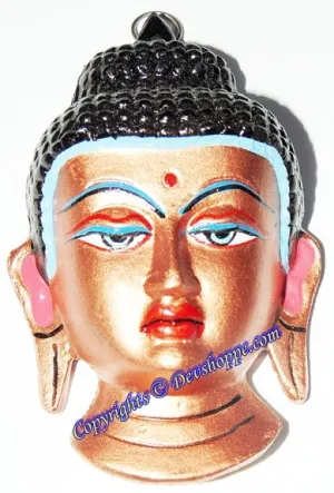 Buddha face metal wall hanging