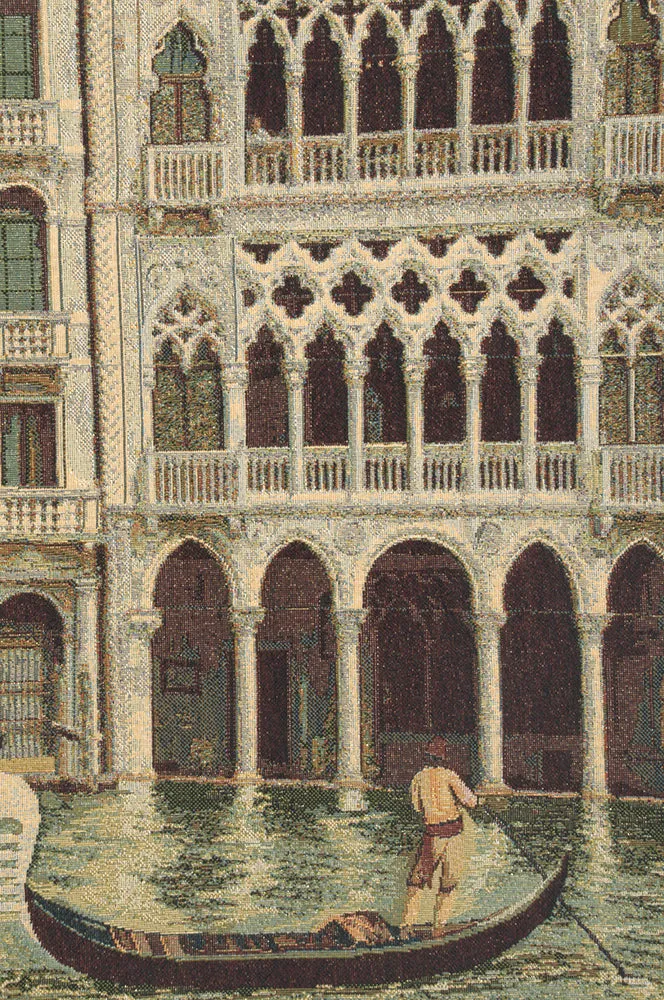 Ca' D'Oro Italian Tapestry Wall Hanging by Alberto Passini