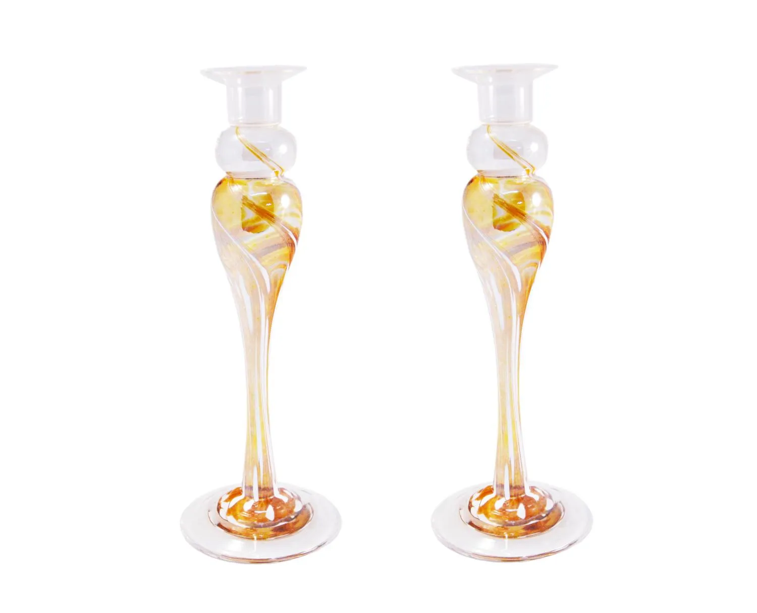 Candle Holder Pair (Gold)