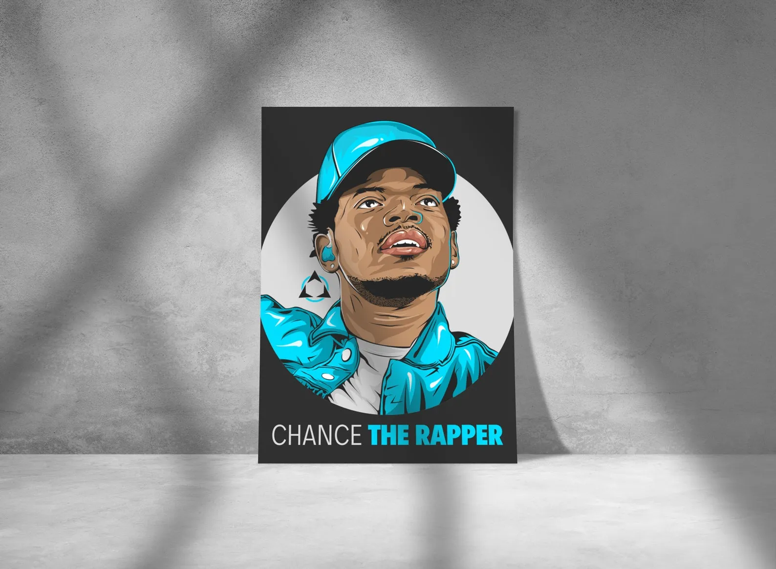 Chance The Rapper Poster, Custom Music Print, Music Poster, Custom Canvas, Home Decor, Wall Hangings, Chance Art