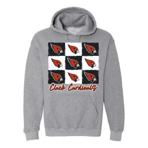 Clack Cardinals - 9 Boxes Hoodie