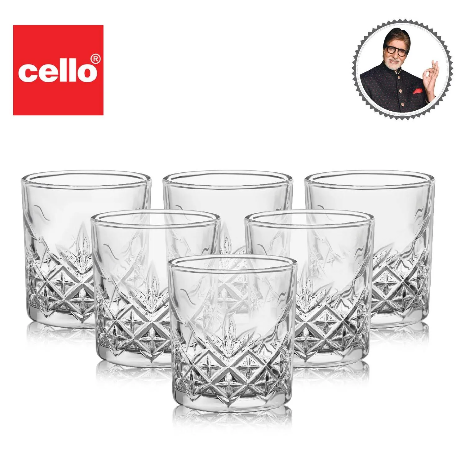 Classix Glass Tumblers, Set of 6