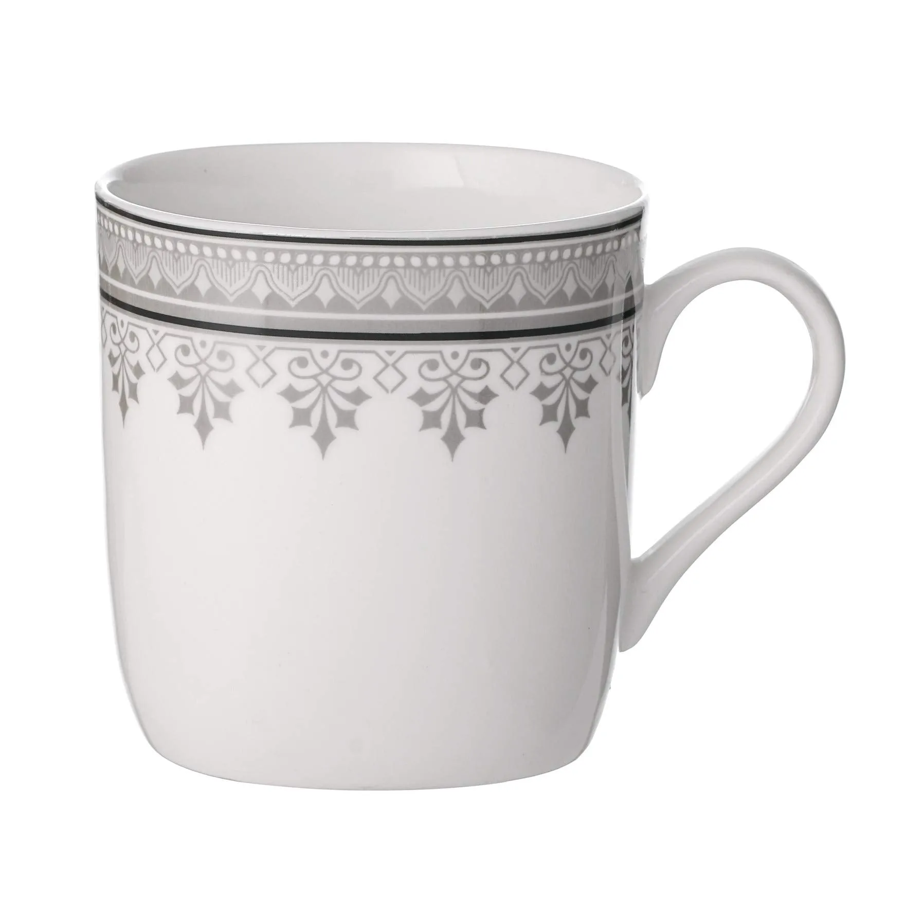 Clay Craft Ceramic Cup - Set of 6, Multicolour, 200Ml