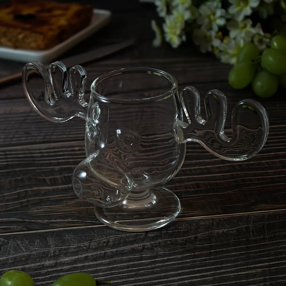 Cute Moose Cocktail Glass Creative 200ml Clear Wine Glass