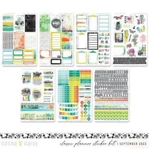 Daily Journal Classic Sticker Kit September 2023