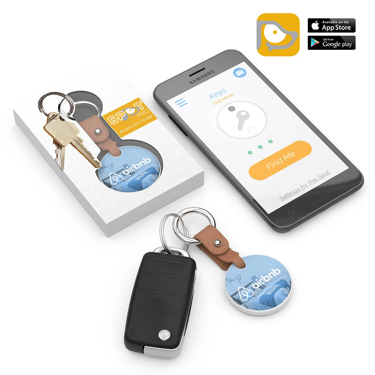 DBA Logo High Tech Keychain Finder/Locator