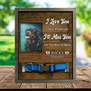 Dog Memorial Picture Frame, Dog Frames For Pictures Memorial Dog Remembrance, Sympathy Picture Frame