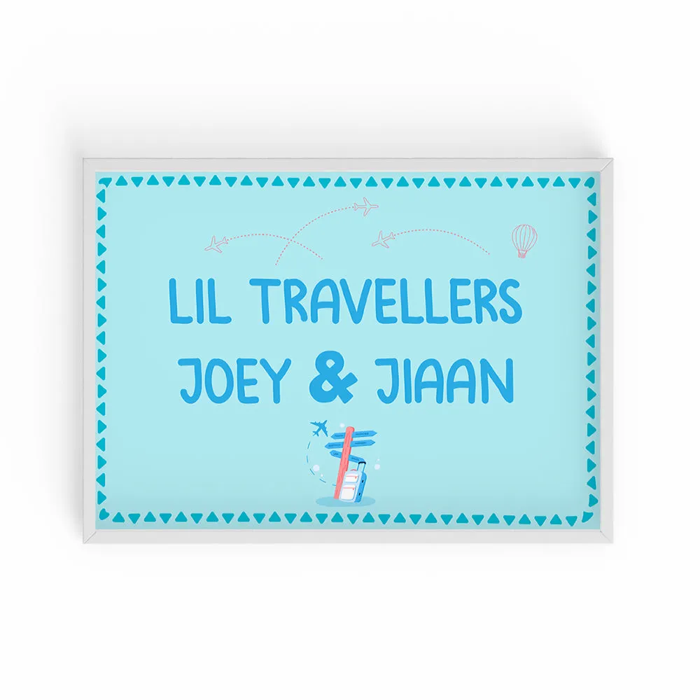 Doodle's Name Frame - Lil Travellers (Style 1)