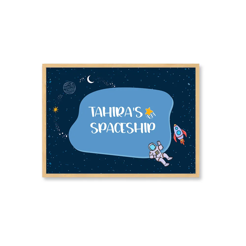 Doodle's Name Frame - My Spaceship (Style 2)