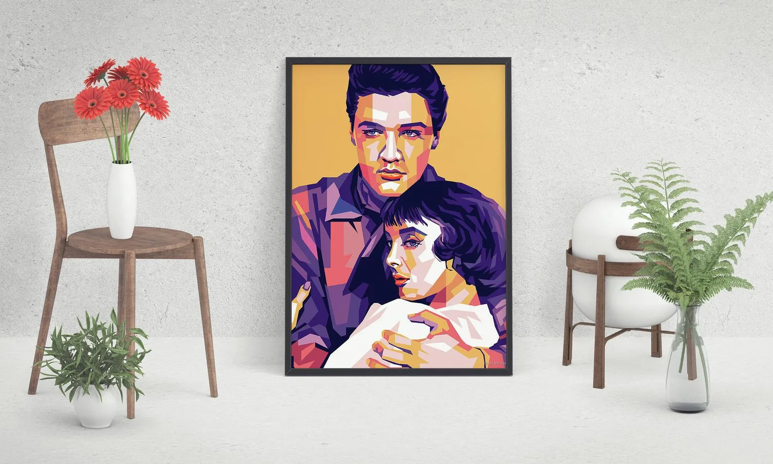 Elvis Presley Poster, Custom Music Print, Music Poster, Custom Poster, Home Decor, Wall Hangings, American Rock And Roll Star
