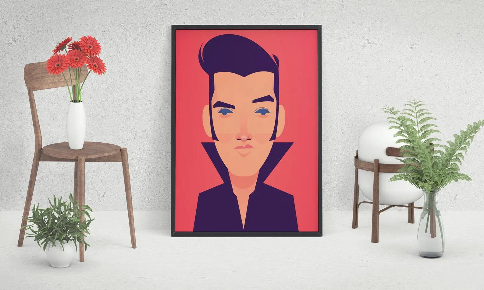 Elvis Presley Poster, Custom Music Print, Music Poster, Custom Poster, Home Decor, Wall Hangings, American Rock And Roll Star