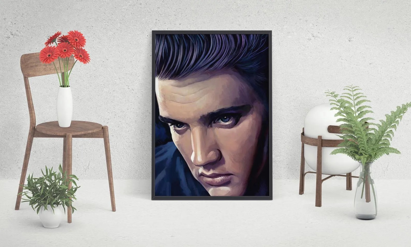 Elvis Presley Poster, Custom Music Print, Music Poster, Custom Poster, Home Decor, Wall Hangings, American Rock And Roll Star