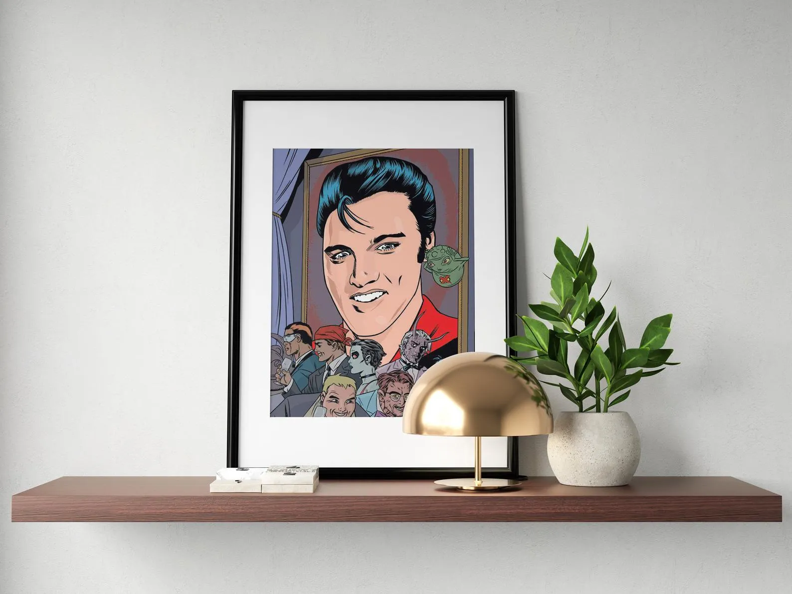 Elvis Presley Poster, Custom Music Print, Music Poster, Custom Poster, Home Decor, Wall Hangings, American Rock And Roll Star