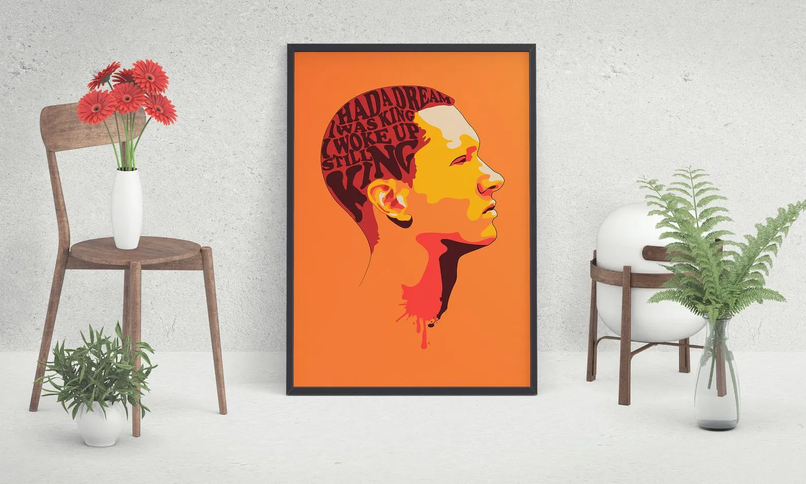 Eminem Poster, Custom Music Print, Music Poster, Custom Canvas, Home Decor, Wall Hangings, Rapper Eminem Art, Rap God